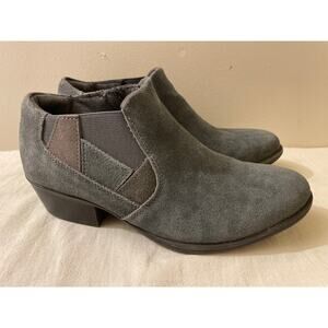 Earth Origins Women's Size 9 Christine Ankle Boots Booties Blue Suede